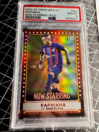 Cromo Topps 2022 numerado Raphina - PSA 10 - POP 1