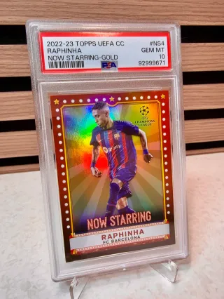 Cromo Topps 2022 numerado Raphina - PSA 10 - POP 1