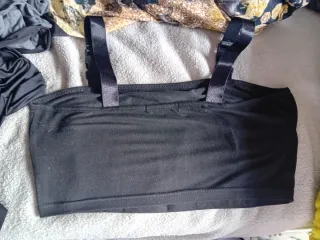 Top Shein Dragón Negro Talla S