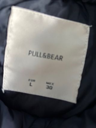 Chaqueta acolchada azul mujer