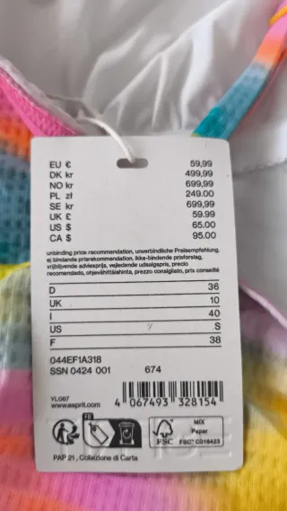 Bañador estampado multicolor