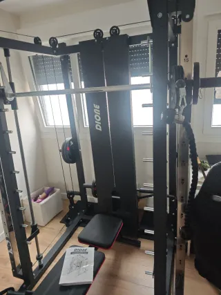 Banco de pesas y Smith DIOME