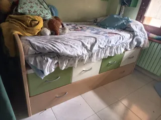 Cama nido con cajones
