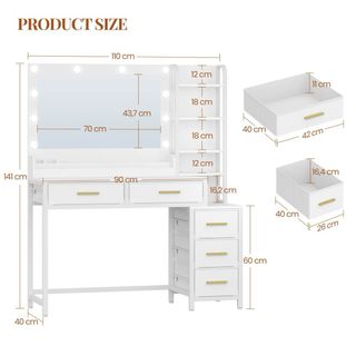 TOCADOR DE MAQUILLAJE + INSTALACIÓN