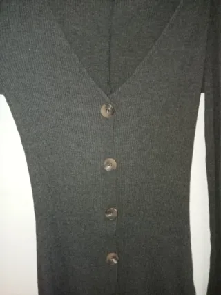 Vestido Pull&Bear gris talla M