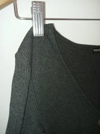 Vestido Pull&Bear gris talla M