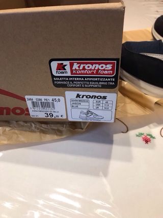 Scarpe ginnastica K-ronos uomo blu/bianco