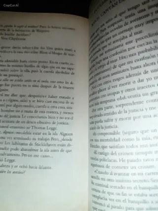 Libro Diez negritos - Agatha Christie.