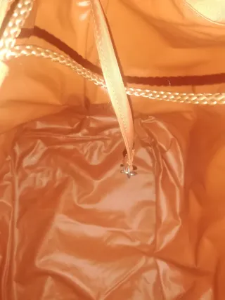 Bolso Saco Mano Lancome Naranja carmesí