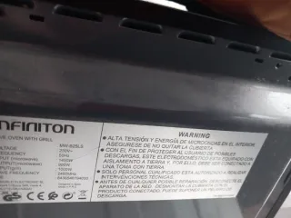 Microondas Infiniton Negro