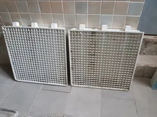 Plafón de 3 fluorescents 60*60 Rejilla