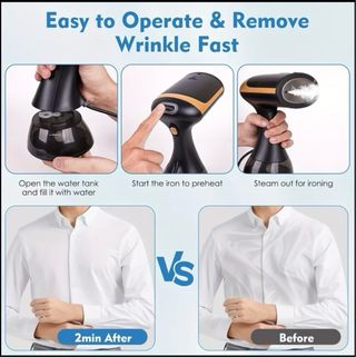 Vaporizador de ropa portátil