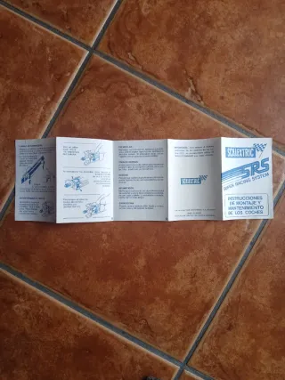 Folleto SRS Scalextric Exin