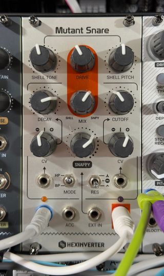 Hexinverter Mutant Snare Eurorack Module