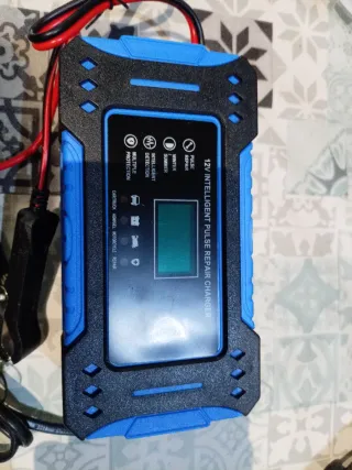 Cargador Baterías Coche 12V Inteligente