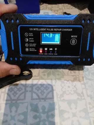 Cargador Baterías Coche 12V Inteligente