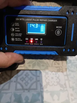 Cargador Baterías Coche 12V Inteligente