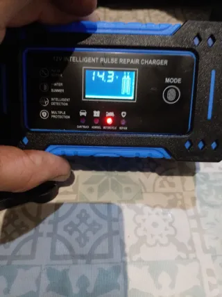 Cargador Baterías Coche 12V Inteligente