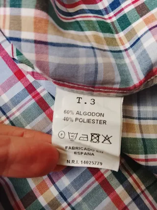 Camicia a quadri NÚÑEZ DE ARENAS tgS