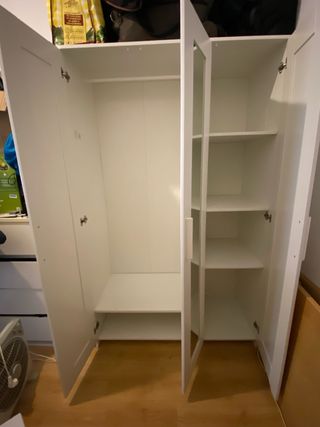 Armario BRIMNES IKEA Blanco con Espejo