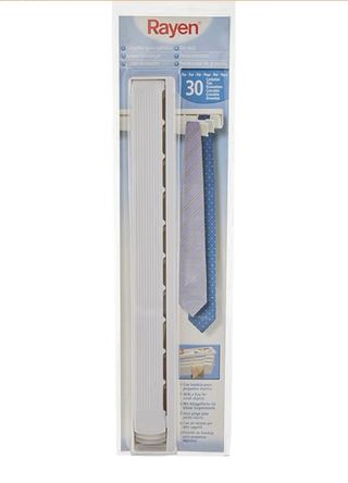 Corbatero blanco plegable