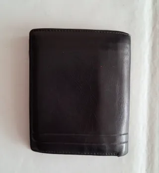 Cartera piel hombre Daviletto negra