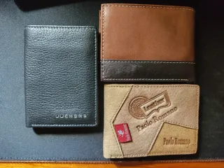 Lote de Carteras Piel Pielini, Dockers...