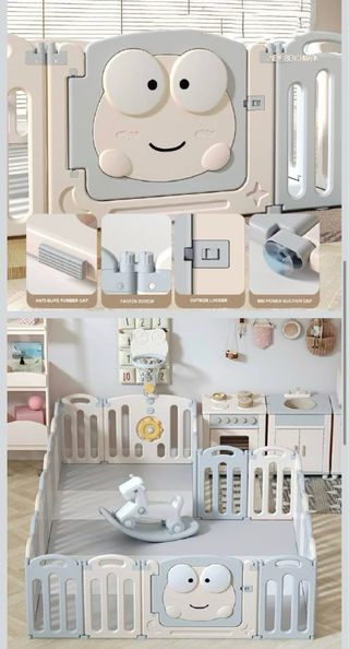 Parque infantil Ubaby - Corral + caballito regalo