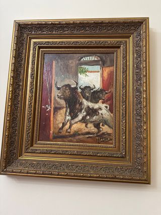 Oleo sobre tabla Lopez Canito