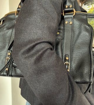 Borsa nera city bag misura XL (35x25x15cm)