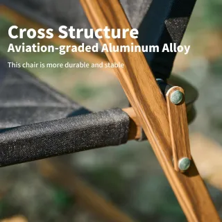 Silla plegable beige ultraligera