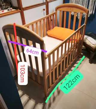 Cuna de madera