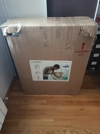 Bañera cambiador para bebé con estampado