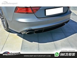 AÑADIDO DE DIFUSOR AUDI RS7 2014-2017 NEGRO BRILLO
