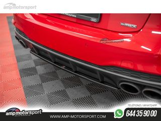 AÑADIDO DE DIFUSOR AUDI A7 C8 2018-- NEGRO BRILLO