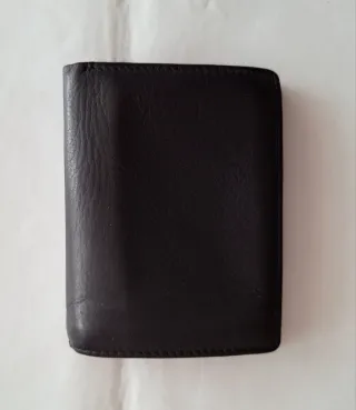 Cartera Billetera Piel Hombre Yanko Negra
