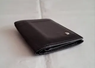 Cartera Billetera Piel Hombre Yanko Negra