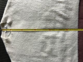 Jersey corto pelo blanco mujer