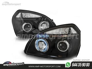 FAROS DELANTEROS OJOS DE ANGEL PARA HYUNDAI TUCSON