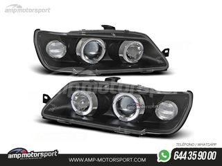 FAROS DELANTEROS OJOS DE ANGEL PARA PEUGEOT 306