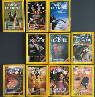 Colección revista NATIONAL GEOGRAPHIC año 1998