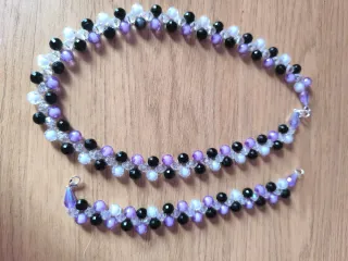 Collar. Gargantilla ,pulsera de perlas