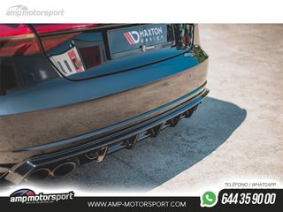 DIFUSOR TRASERO AUDI S8 D4 2015-2017 NEGRO MATE