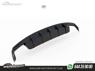 DIFUSOR TRASERO AUDI S8 D4 2015-2017 NEGRO MATE