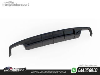 DIFUSOR TRASERO AUDI S8 D4 2015-2017 NEGRO MATE