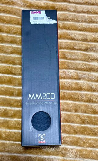Alfombrilla de ratón GAME negra y roja