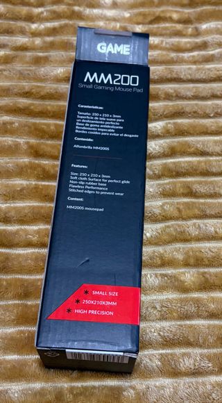 Alfombrilla de ratón GAME negra y roja
