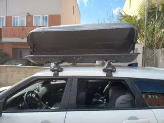 Cofre portaequipajes 192x85 + barras portaequipaje