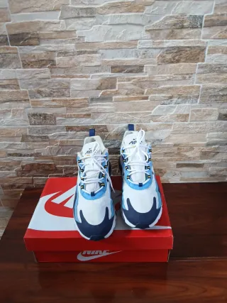 Nike React Zapatillas Azul Blanco