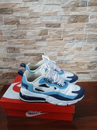 Nike React Zapatillas Azul Blanco